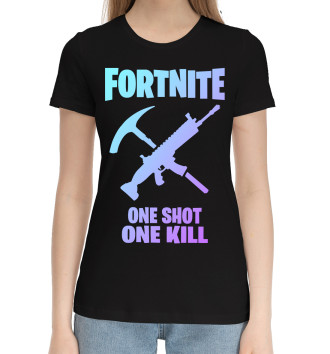 Хлопковая футболка Fortnite, One ShotOne Kill