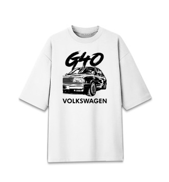 Мужская Хлопковая футболка оверсайз Volkswagen