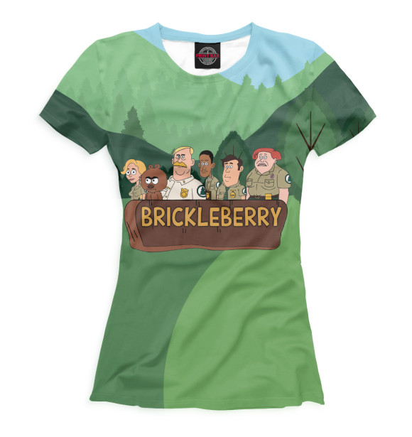 Футболка Brickleberry для девочек 