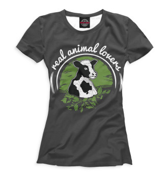 Футболка для девочек Real Animal Lovers