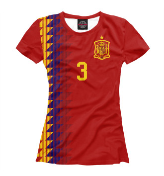 Футболка для девочек Жерар Пике - Сборная Испании
