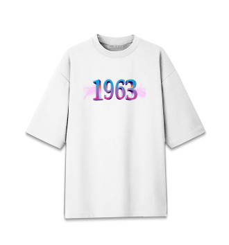 Женская Хлопковая футболка оверсайз 1963
