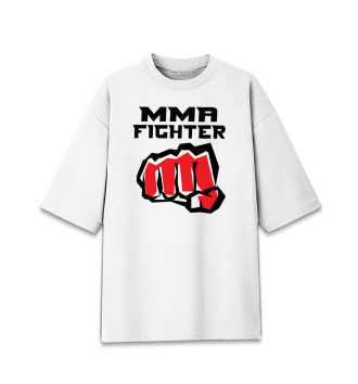 Хлопковая футболка оверсайз MMA