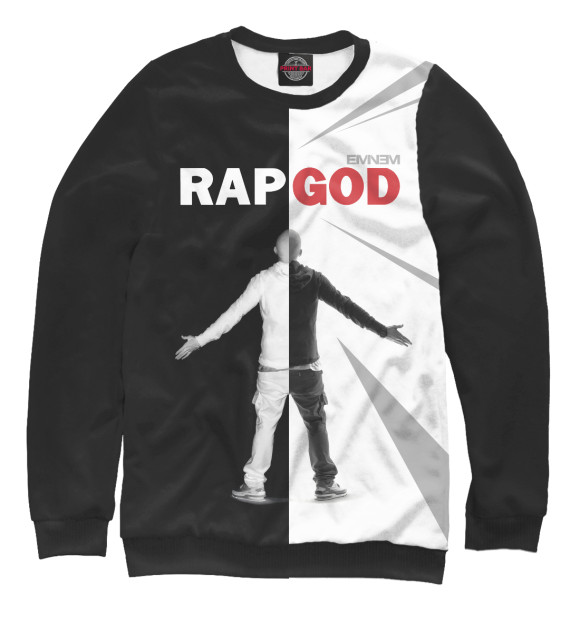 Свитшот Rap God Eminem для мальчиков 
