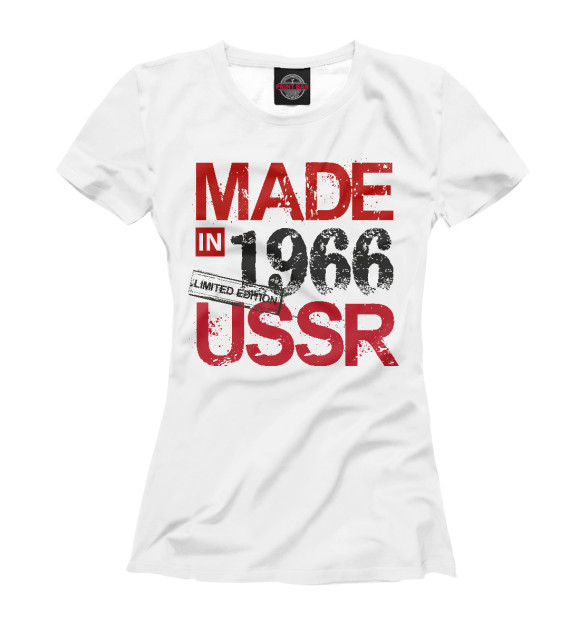 Футболка Made in USSR 1966 для девочек 