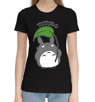 Женская Хлопковая футболка Totoro