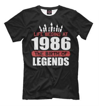 Футболка для мальчиков 1986 - рождение легенды