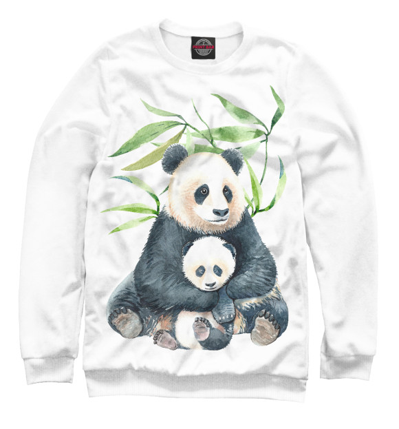 Свитшот Панда с детенышем для мальчиков 