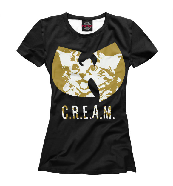 Футболка Wu-Tang Cream для девочек 