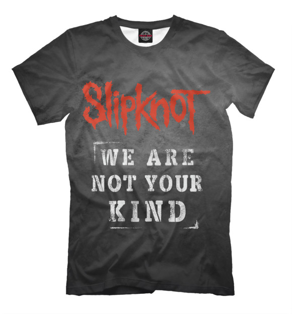Футболка Slipknot - we are not your kind для мальчиков 