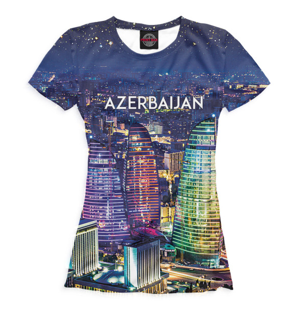 Футболка Азербайджан для девочек 