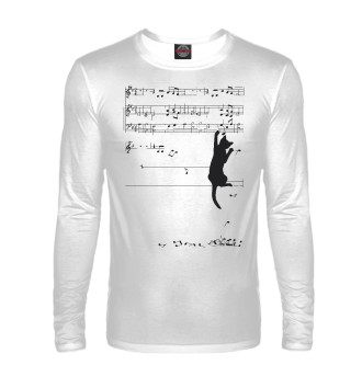 Лонгслив Music cat