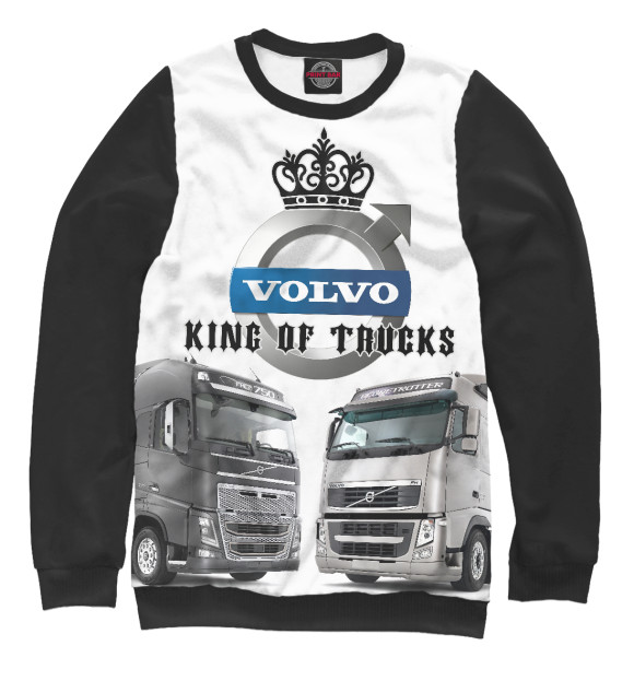 Свитшот VOLVO - король грузовиков для мальчиков 