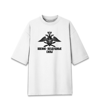 Хлопковая футболка оверсайз Военно Воздушные Силы