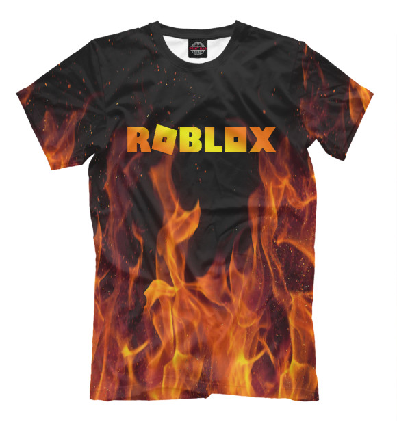 Футболка Roblox Fire для мальчиков 