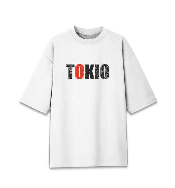 Мужская Хлопковая футболка оверсайз Tokio