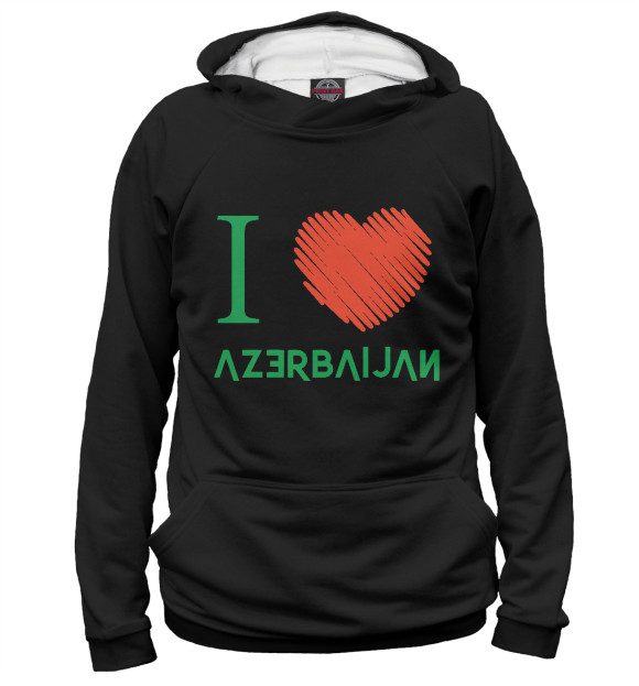 Худи Love Azerbaijan для девочек 