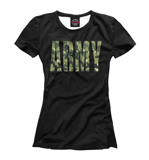 Футболка Армия, надпись ARMY для девочек 
