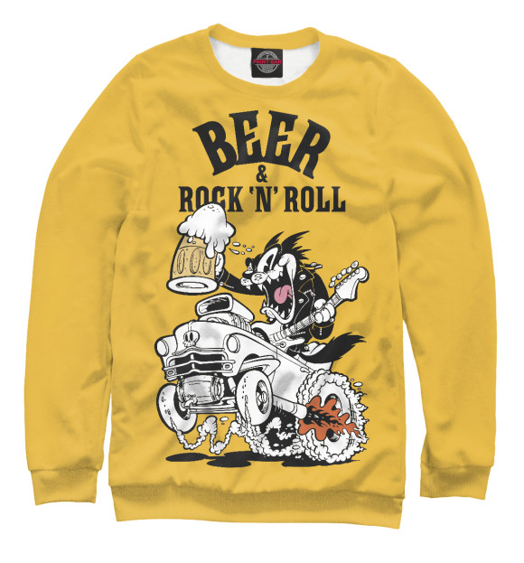 Свитшот Beer & Rock 'n' Roll для девочек 