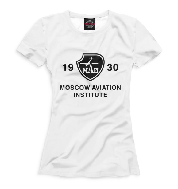 Футболка Moscow Aviation Institute для девочек 