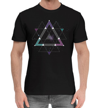 Хлопковая футболка Geometry