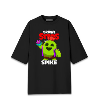 Мужская Хлопковая футболка оверсайз Brawl Stars, Spike