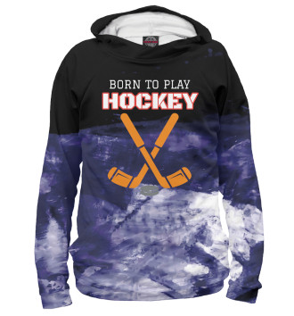Худи для мальчиков Born To Play Hockey