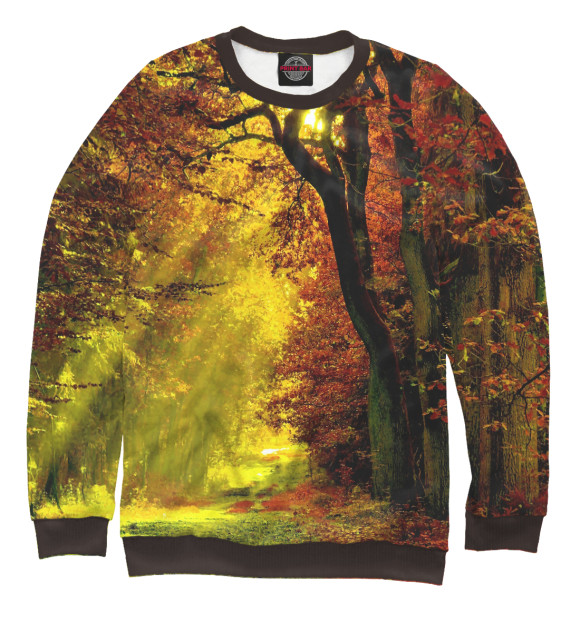 Свитшот Осенний лес для девочек 