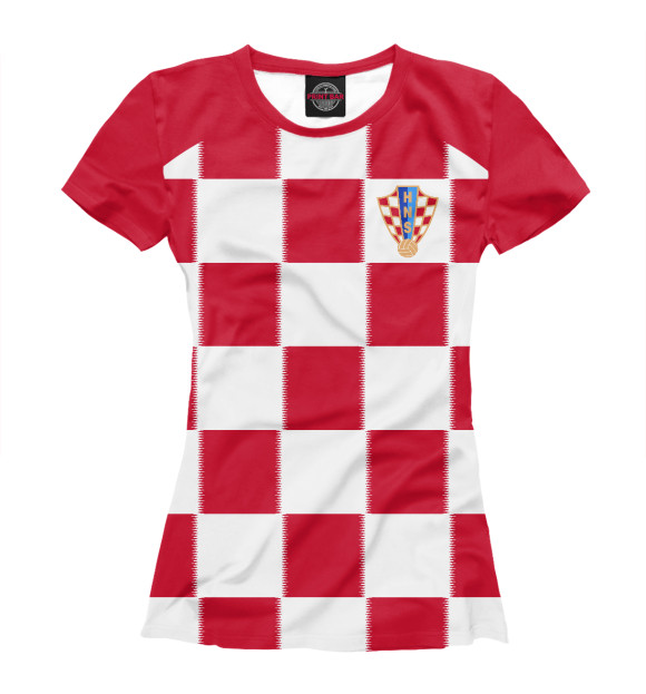 Женская Футболка Хорватия