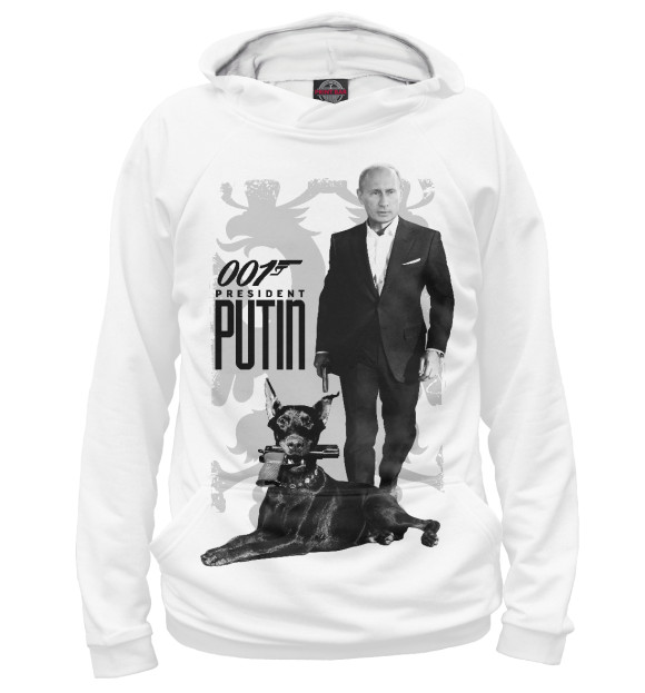 Худи Президент Путин для девочек 