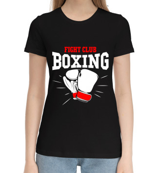 Хлопковая футболка Бокс