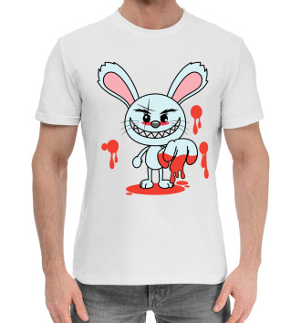 Хлопковая футболка Кролик маньяк