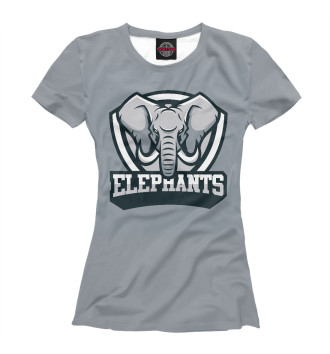 Футболка для девочек Elephants
