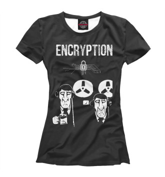 Футболка для девочек Encryption