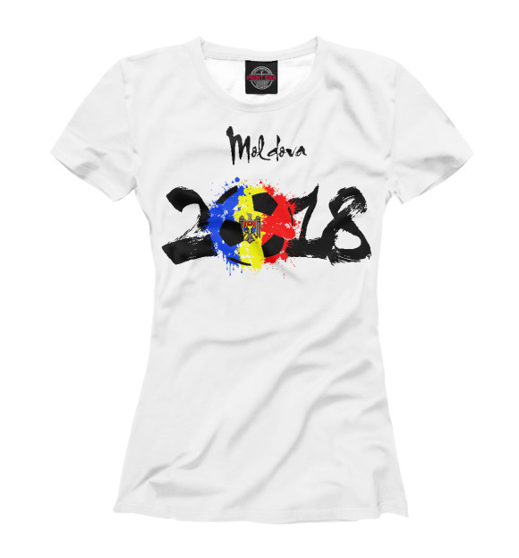 Футболка Молдова для девочек 