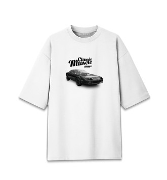 Хлопковая футболка оверсайз Classic muscle car