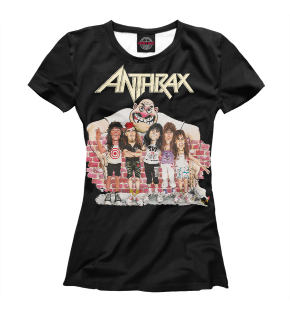 Футболка Anthrax 1987 для девочек 