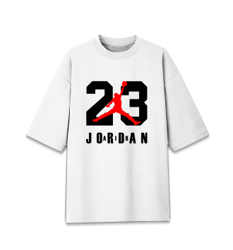 Мужская Хлопковая футболка оверсайз Michael Jordan