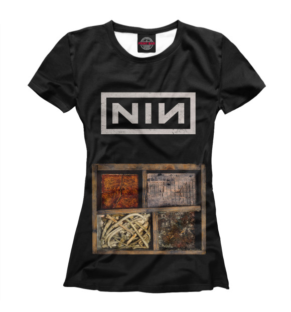 Футболка Nine Inch Nails для девочек 