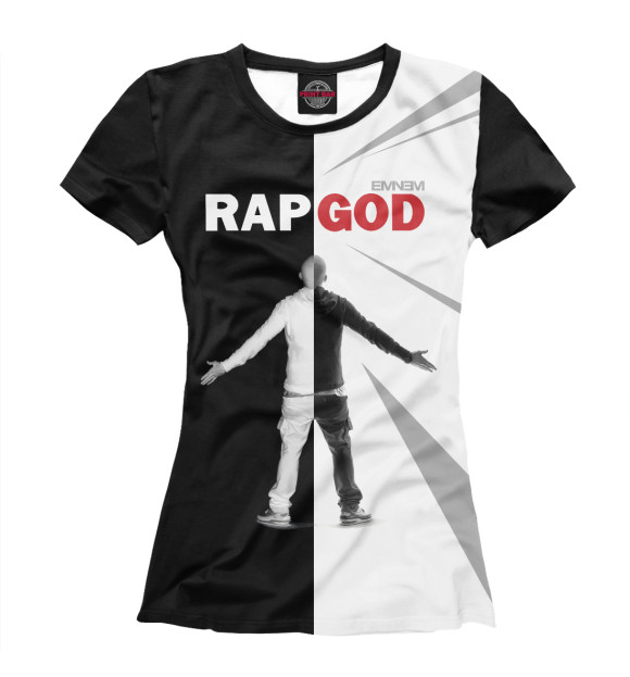 Футболка Rap God Eminem для девочек 