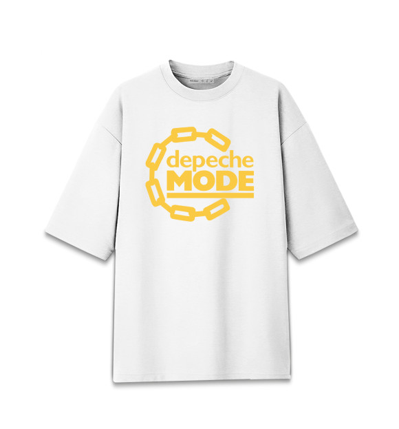 Женская Хлопковая футболка оверсайз Depeche Mode