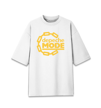 Хлопковая футболка оверсайз Depeche Mode