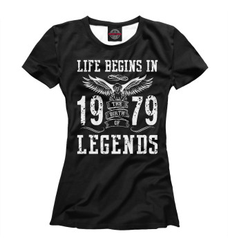 Футболка для девочек 1979 - рождение легенды