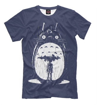 Мужская Футболка Totoro in Rain