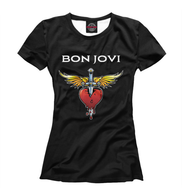 Футболка Bon Jovi для девочек 