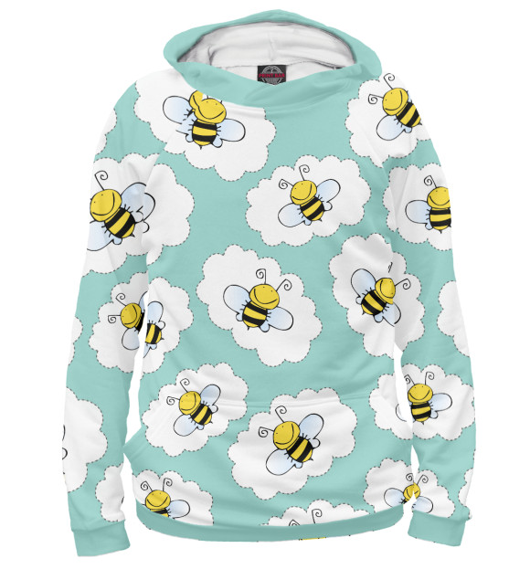 Худи Милые пчелы для девочек 
