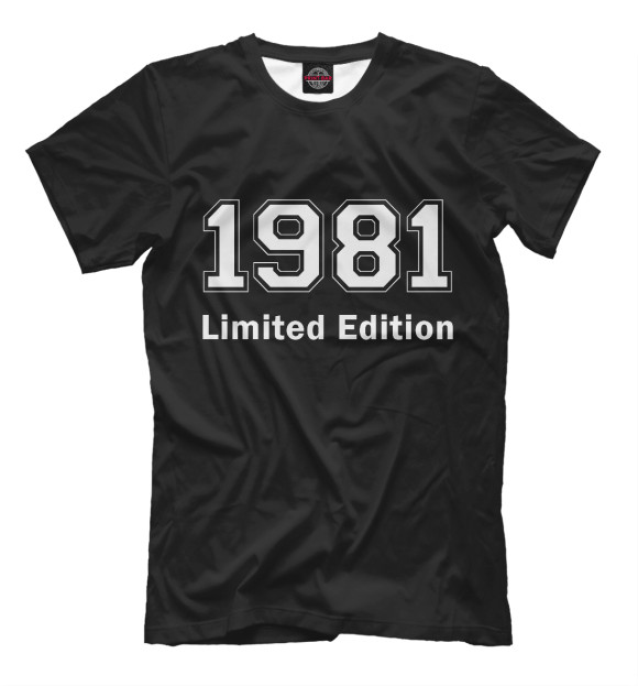 Футболка 1981 Limited Edition для мальчиков 
