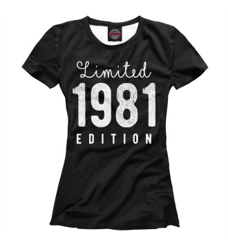 Футболка для девочек 1981 - Limited Edition