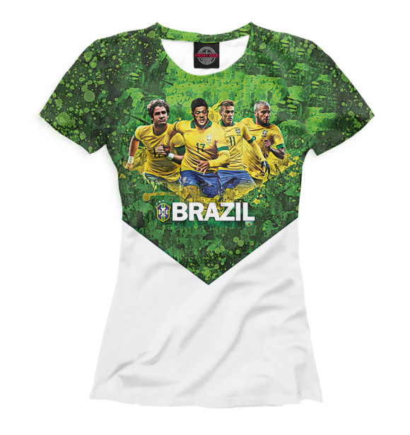 Футболка Сборная Бразилии для девочек 