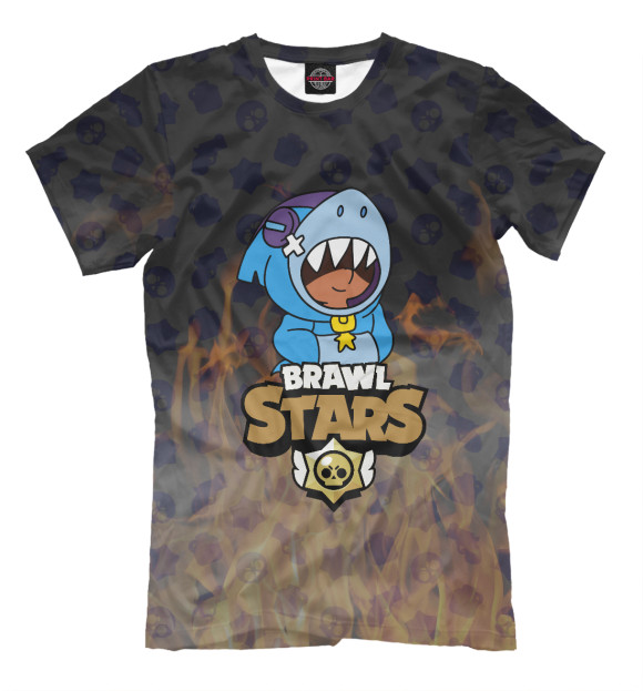 Футболка Brawl Stars: LEON SHARK для мальчиков 
